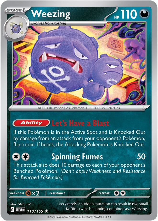 Weezing-SV: Scarlet & Violet 151-Rare-Reverse Holofoil