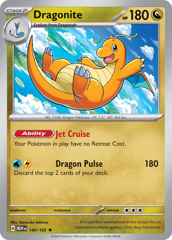 Dragonite-SV: Scarlet & Violet 151-Rare-Reverse Holofoil
