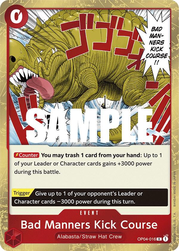 Bad Manners Kick Course-Kingdoms of Intrigue-R-Foil