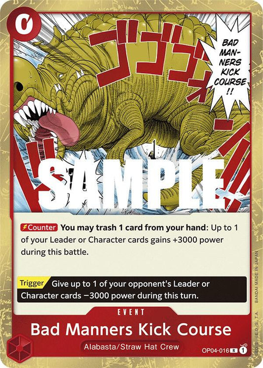 Bad Manners Kick Course-Kingdoms of Intrigue-R-Foil