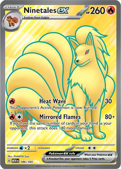 Ninetales ex - 186/165-SV: Scarlet & Violet 151-Ultra Rare-Holofoil