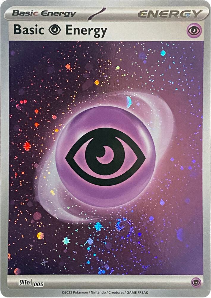 Basic Psychic Energy (Cosmos Holo)-SVE: Scarlet & Violet Energies-Common-Holofoil