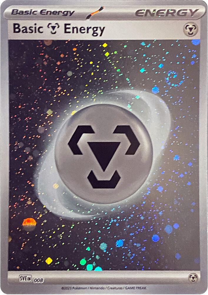 Basic Metal Energy (Cosmos Holo)-SVE: Scarlet & Violet Energies-Common-Holofoil