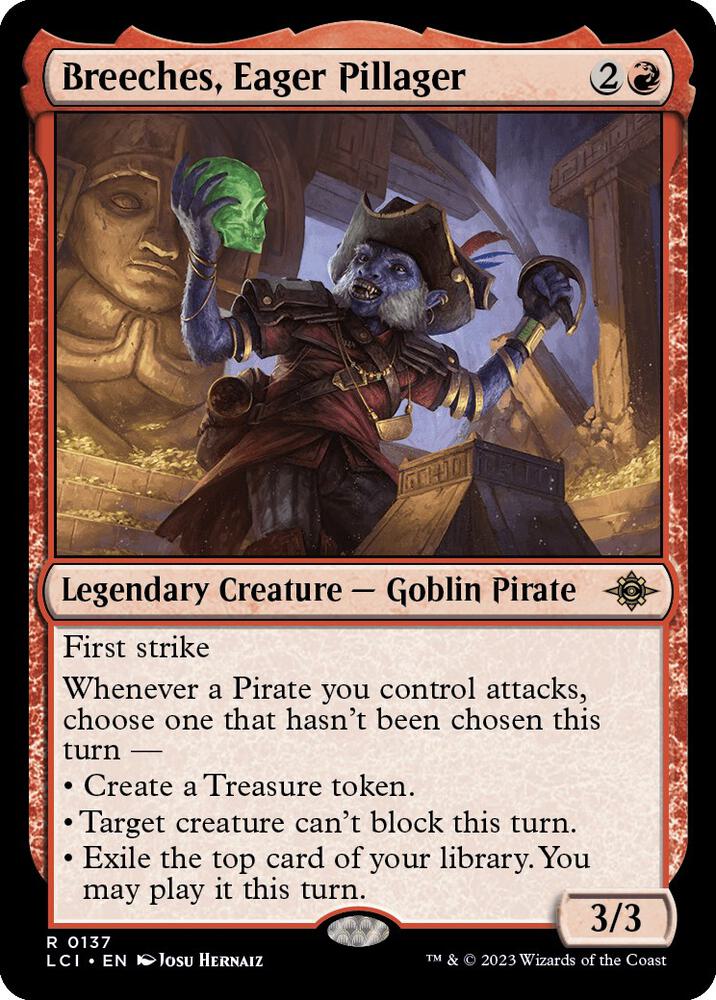 Breeches, Eager Pillager-The Lost Caverns of Ixalan-R-Normal