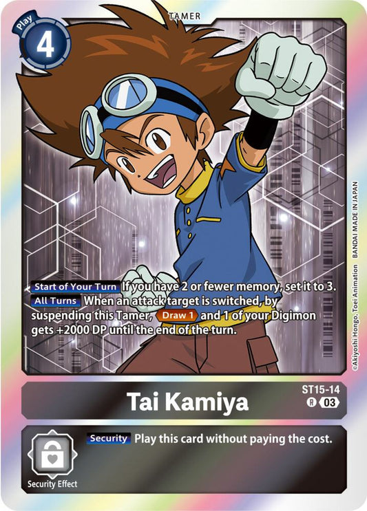 Tai Kamiya-Starter Deck 15: Dragon of Courage-Rare-Foil