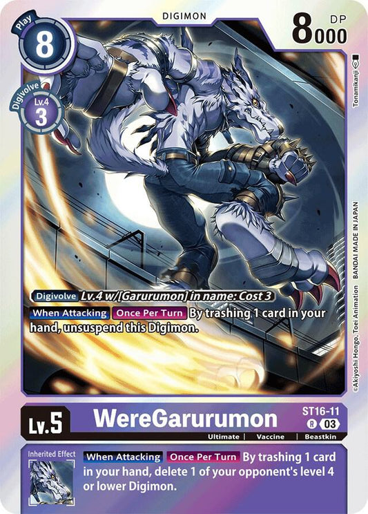 WereGarurumon-Starter Deck 16: Wolf of Friendship-Rare-Foil