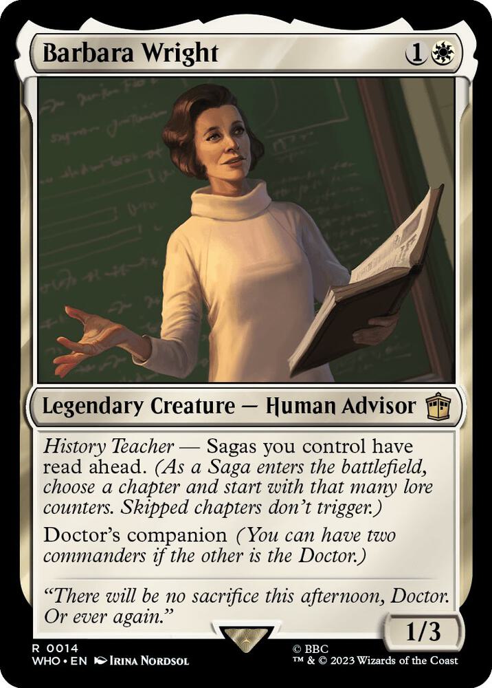 Barbara Wright-Universes Beyond: Doctor Who-R-Normal