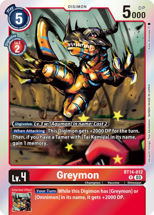 Greymon-Blast Ace-Rare-Foil