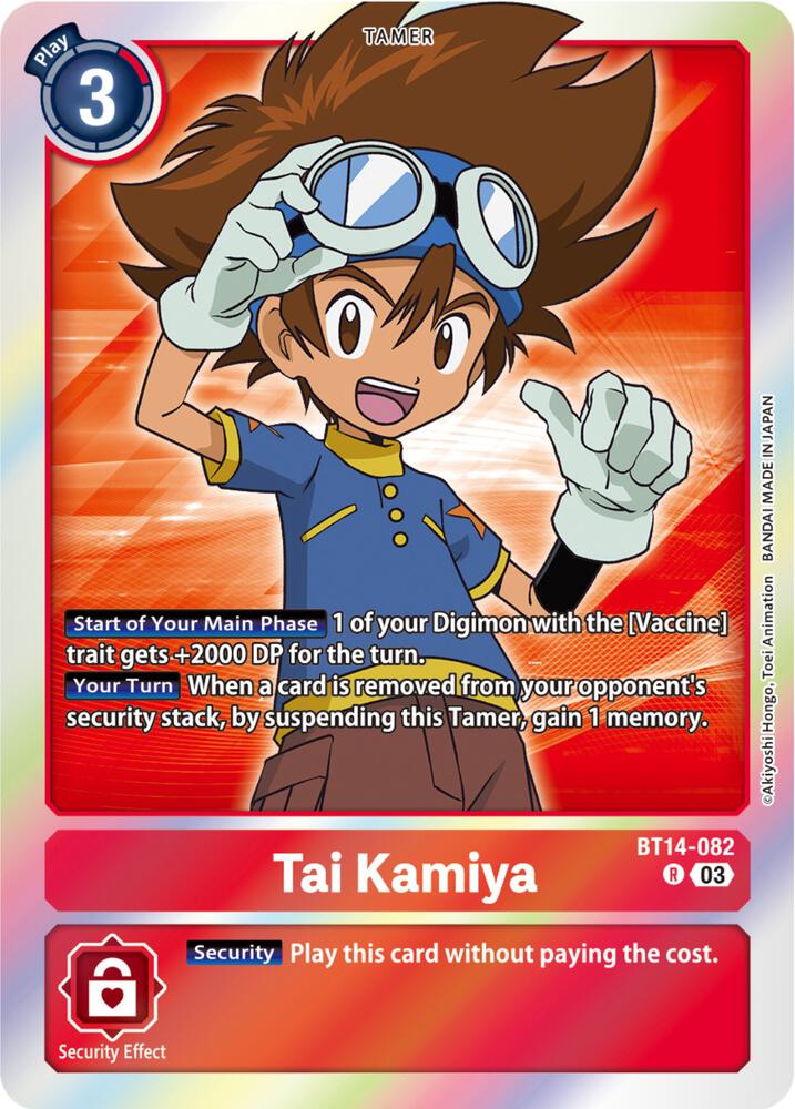 Tai Kamiya-Blast Ace-Rare-Foil