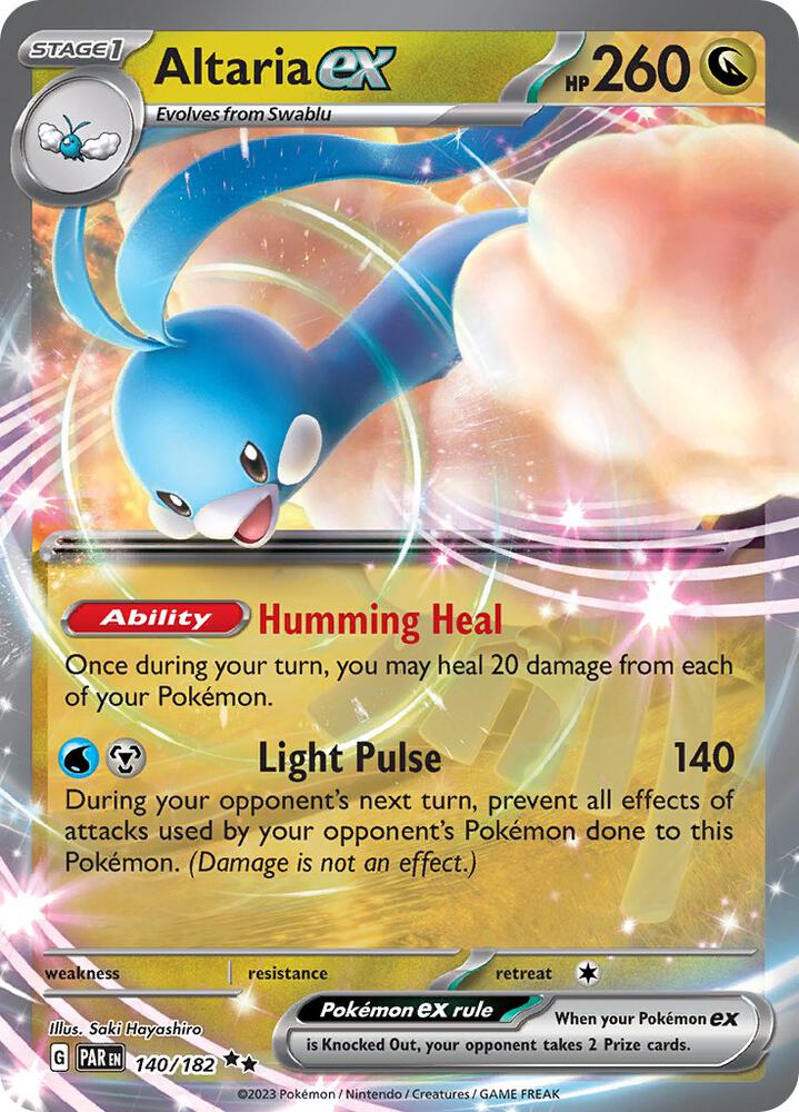 Altaria ex-SV04: Paradox Rift-Double Rare-Holofoil