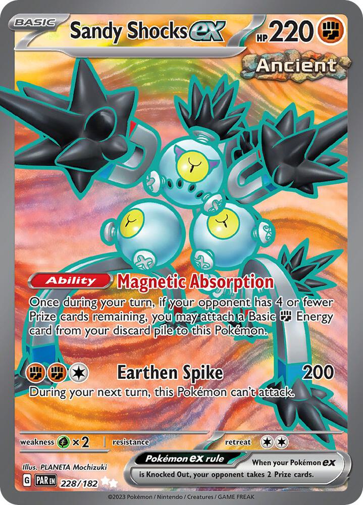 Sandy Shocks ex - 228/182-SV04: Paradox Rift-Ultra Rare-Holofoil