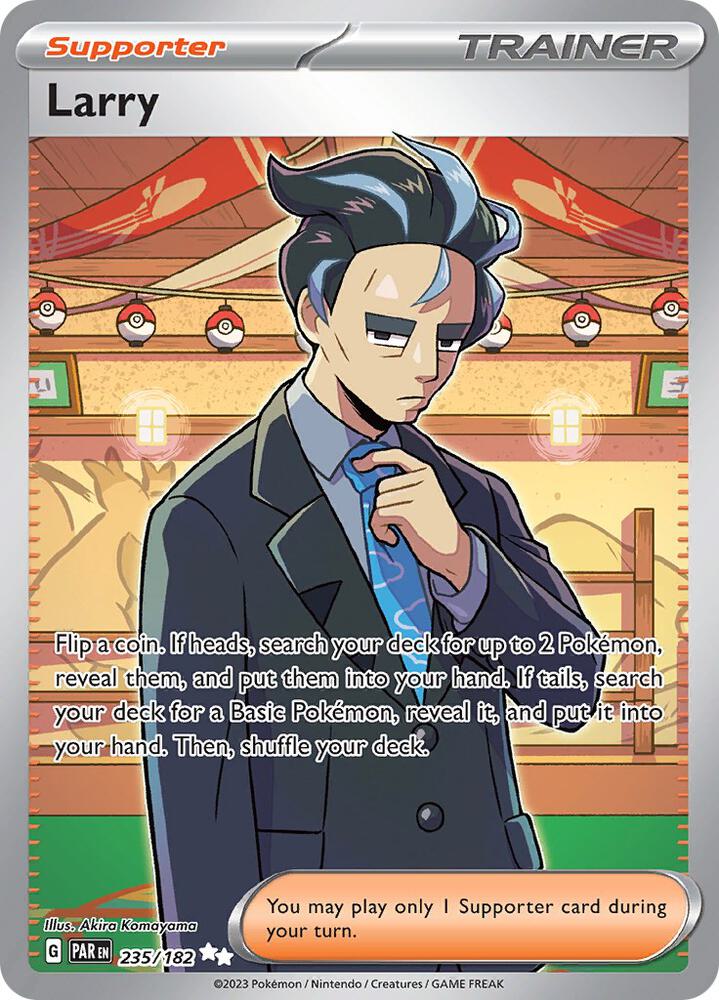 Larry - 235/182-SV04: Paradox Rift-Ultra Rare-Holofoil