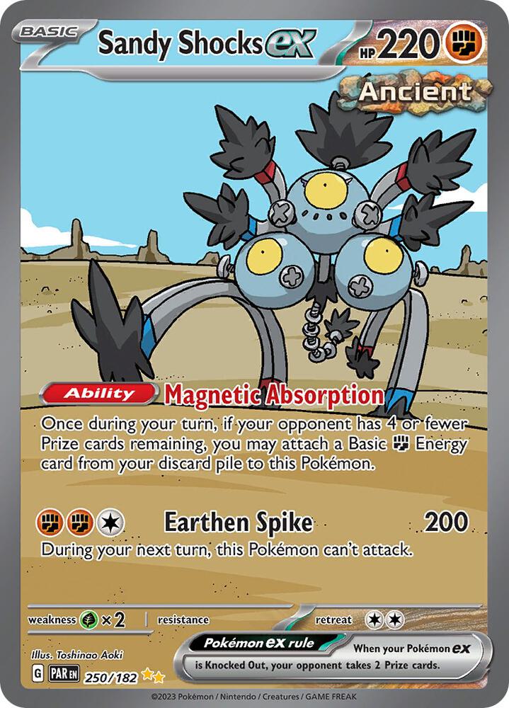 Sandy Shocks ex - 250/182-SV04: Paradox Rift-Special Illustration Rare-Holofoil