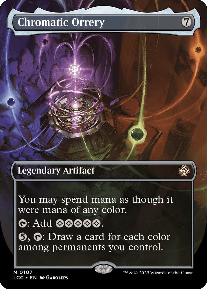 Chromatic Orrery (Borderless)-Commander: The Lost Caverns of Ixalan-M-Normal