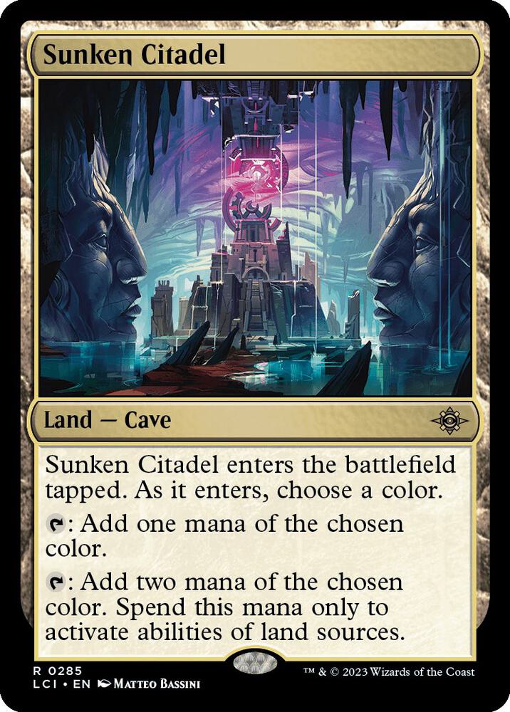 Sunken Citadel-The Lost Caverns of Ixalan-R-Foil