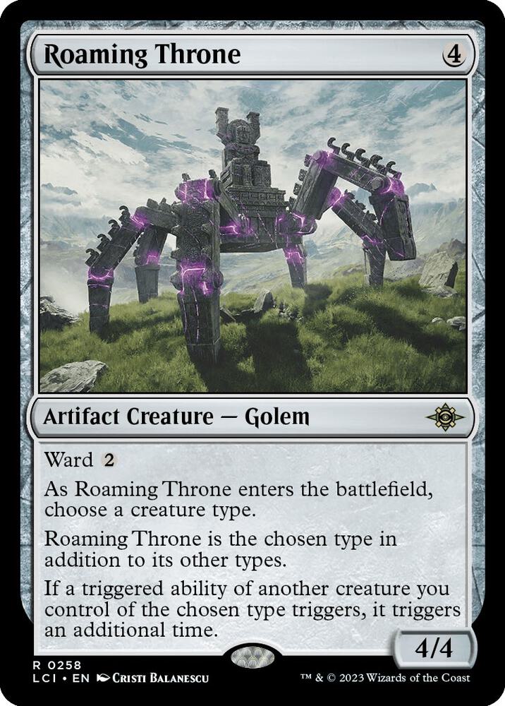Roaming Throne-The Lost Caverns of Ixalan-R-Foil