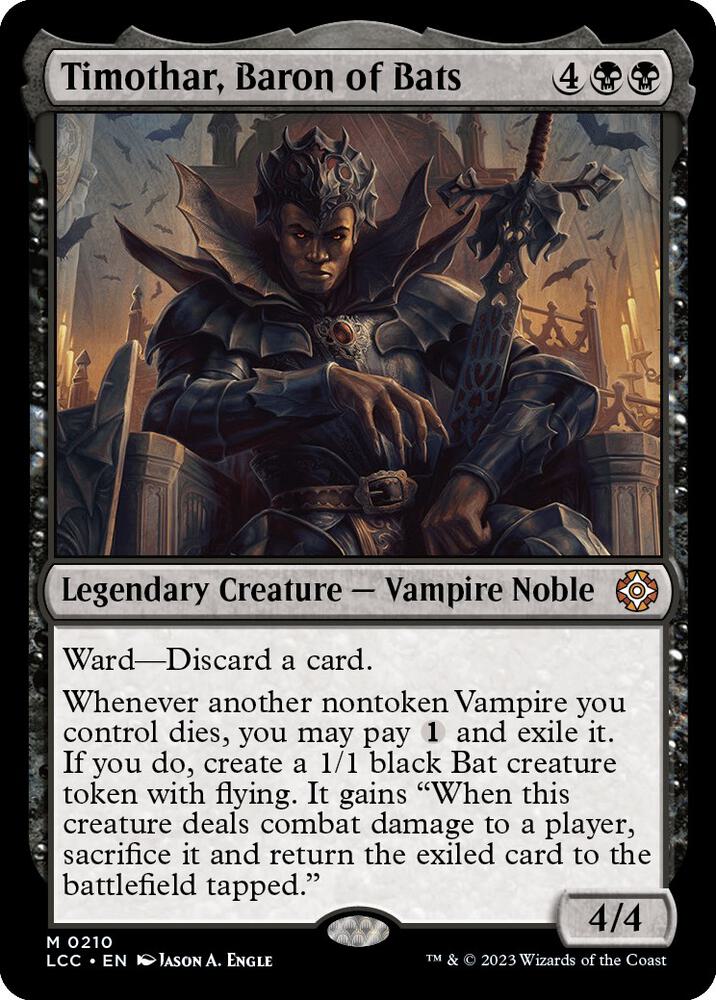 Timothar, Baron of Bats-Commander: The Lost Caverns of Ixalan-M-Normal