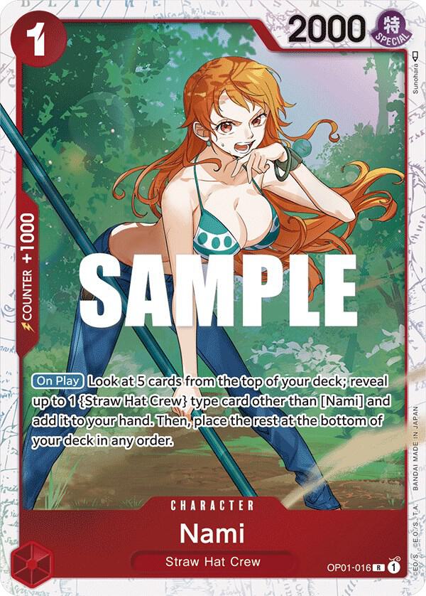 Nami - OP01-016 (Ultra Deck: The Three Captains)-One Piece Promotion Cards-R-Foil