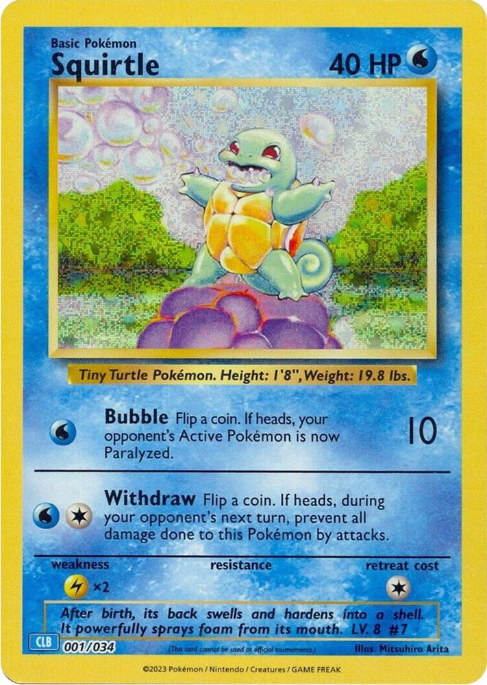 Squirtle-Trading Card Game Classic-Classic Collection-Holofoil