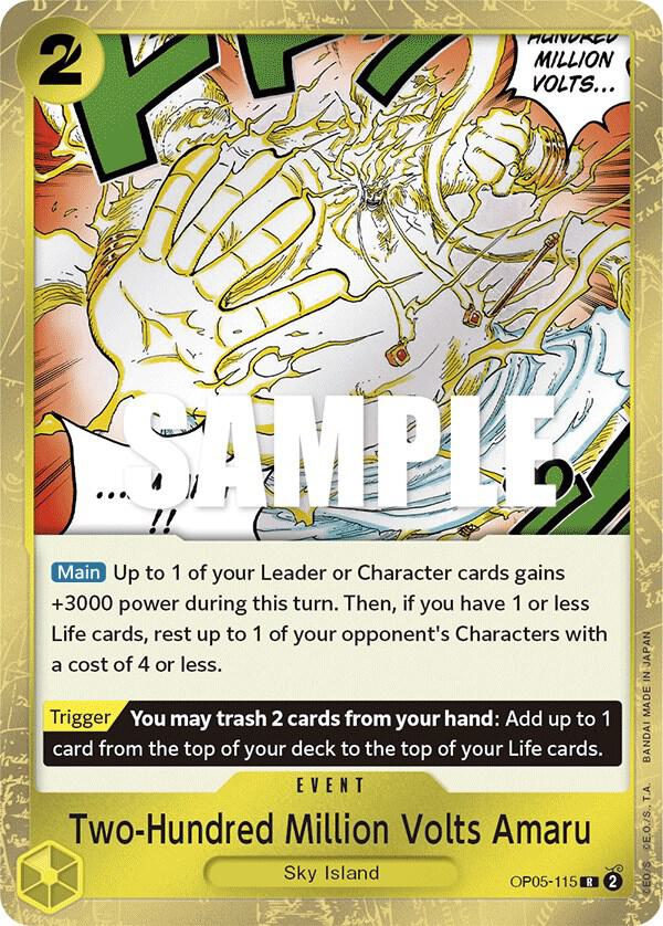 Two-Hundred Million Volts Amaru-Awakening of the New Era-R-Foil