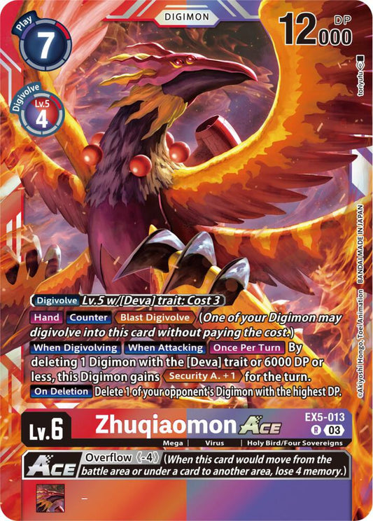 Zhuqiaomon ACE-Animal Colosseum-Rare-Foil