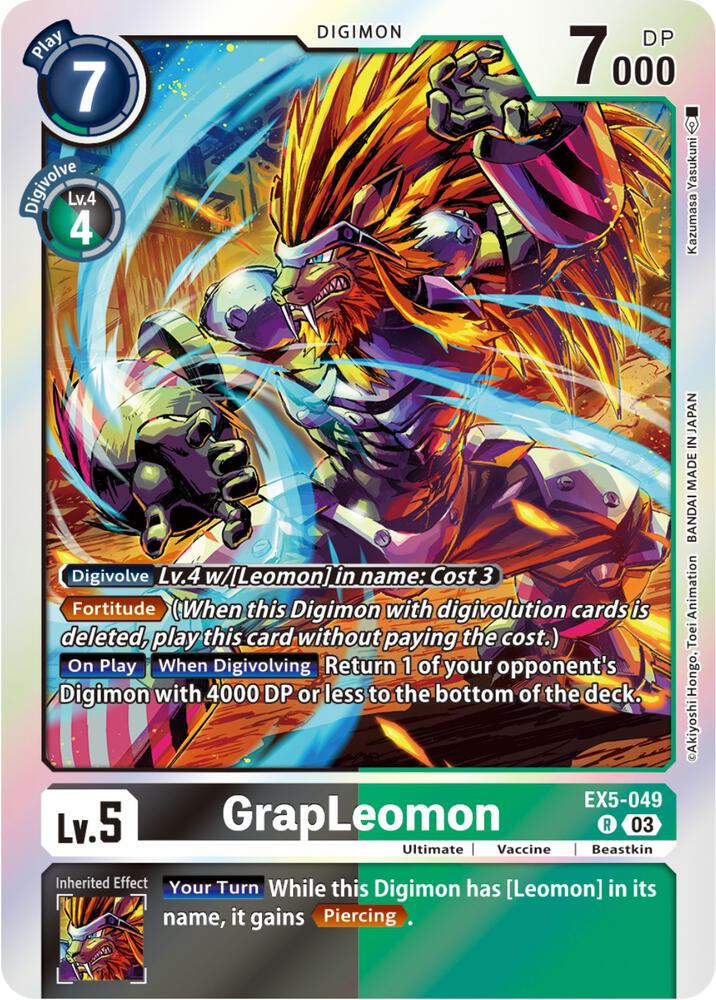 GrapLeomon-Animal Colosseum-Rare-Foil