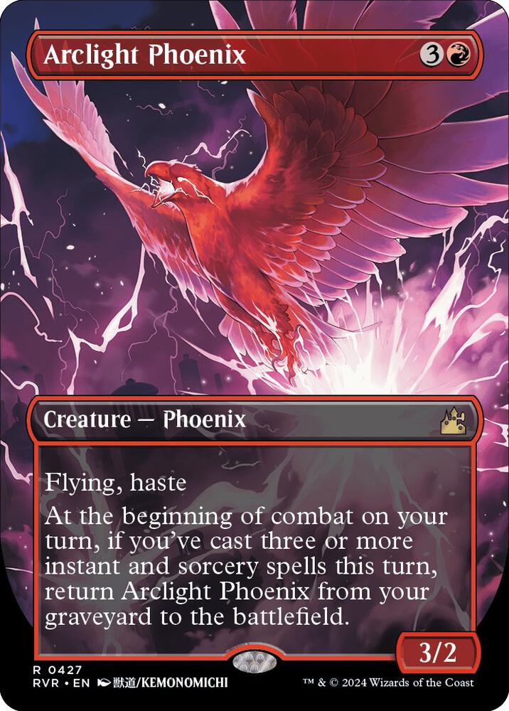 Arclight Phoenix (Anime Borderless)-Ravnica Remastered-R-Normal