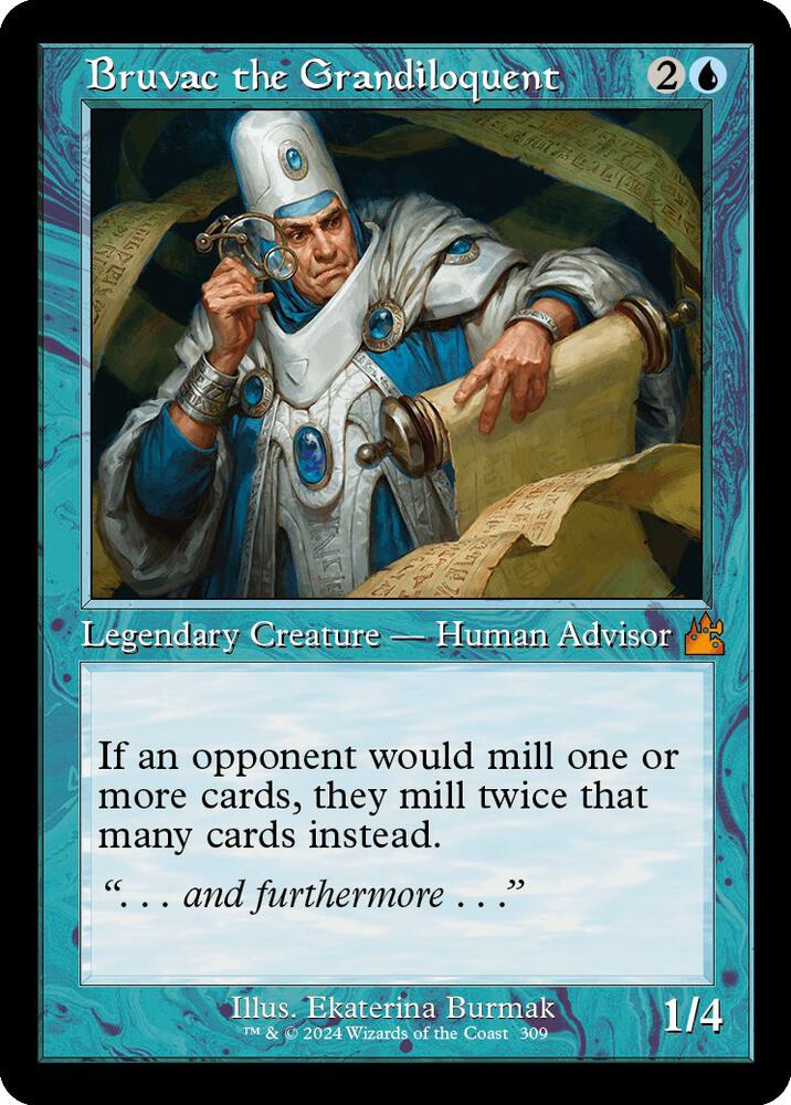 Bruvac the Grandiloquent (Retro Frame)-Ravnica Remastered-M-Normal