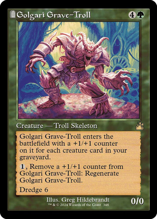 Golgari Grave-Troll (Retro Frame)-Ravnica Remastered-R-Normal