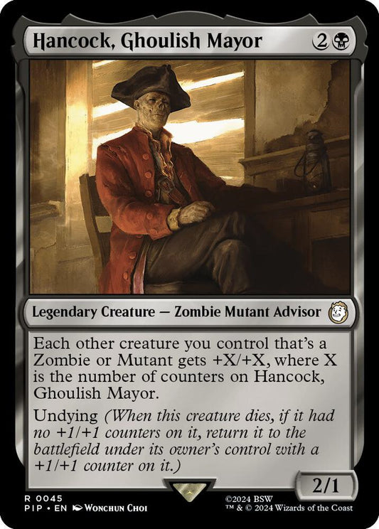 Hancock, Ghoulish Mayor-Universes Beyond: Fallout-R-Normal