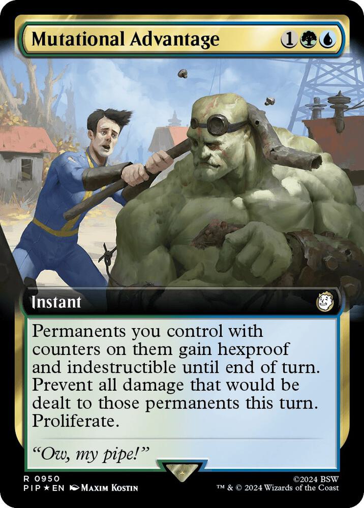 Mutational Advantage (Extended Art) (Surge Foil)-Universes Beyond: Fallout-R-Foil