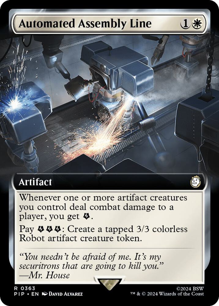 Automated Assembly Line (Extended Art)-Universes Beyond: Fallout-R-Foil