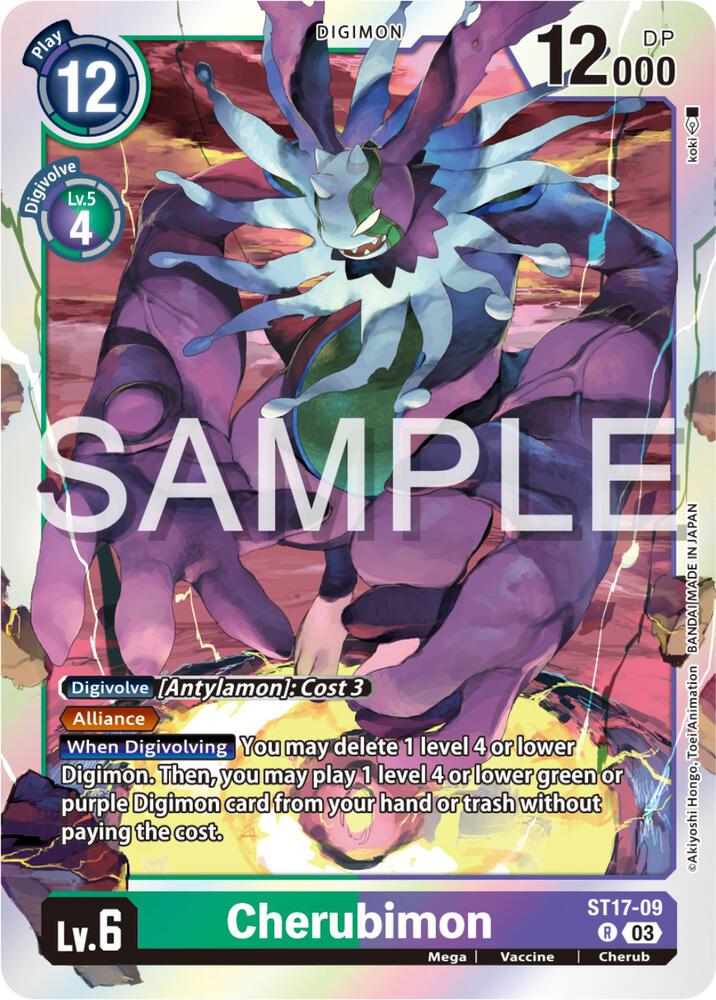 Cherubimon-Starter Deck 17: Double Typhoon Advanced Deck Set-Rare-Foil