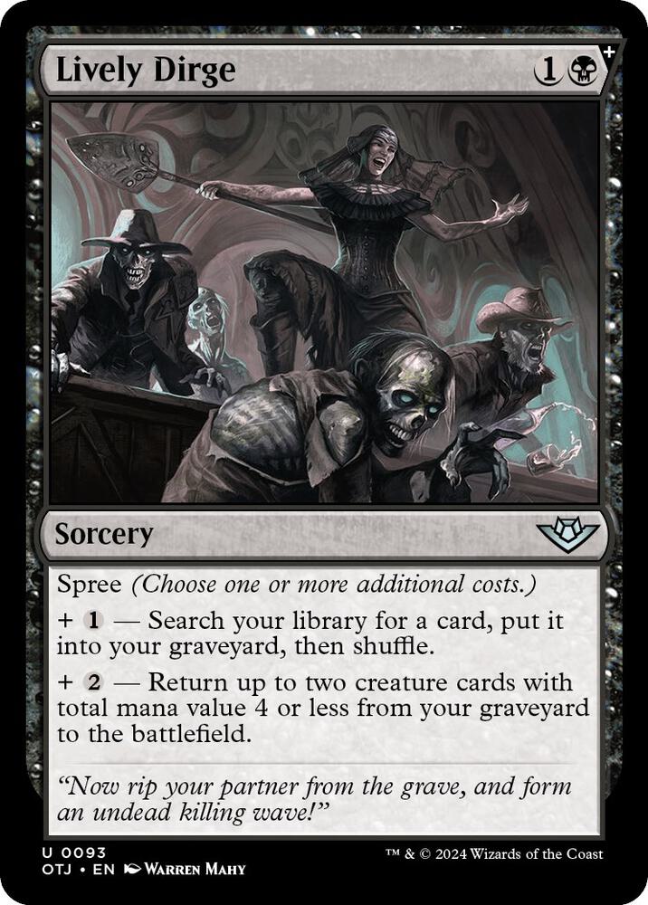 Lively Dirge-Outlaws of Thunder Junction-U-Normal