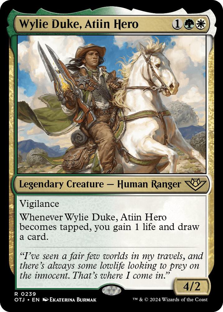 Wylie Duke, Atiin Hero-Outlaws of Thunder Junction-R-Normal