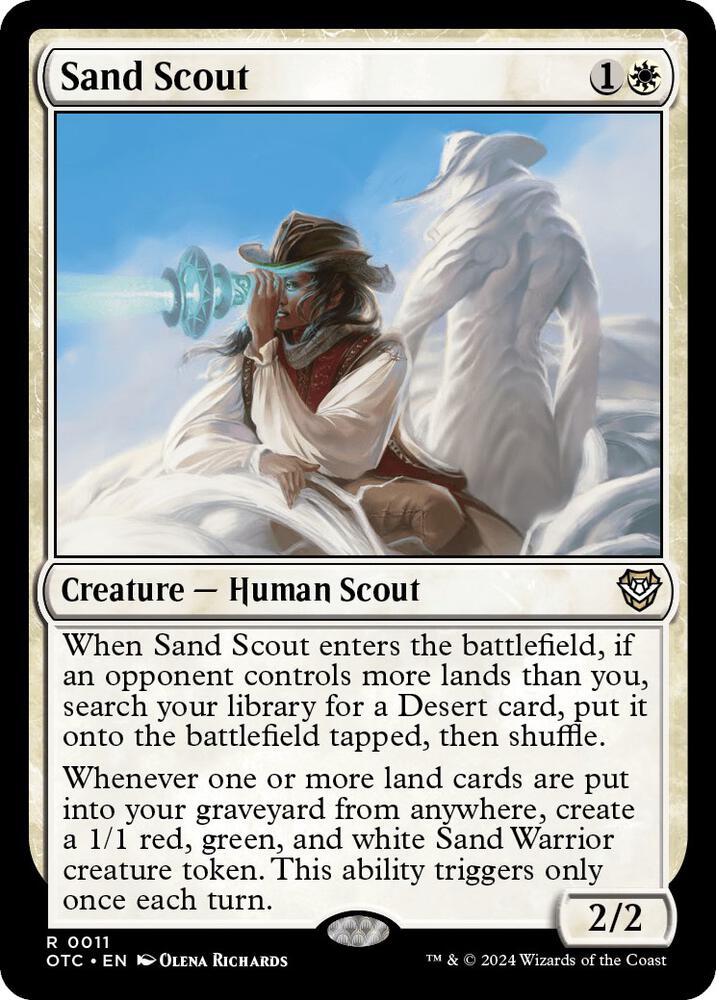 Sand Scout-Commander: Outlaws of Thunder Junction-R-Normal