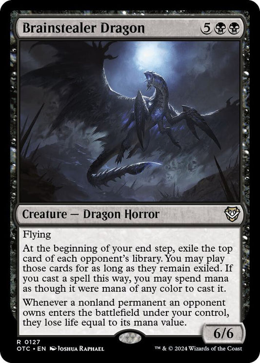 Brainstealer Dragon-Commander: Outlaws of Thunder Junction-R-Normal