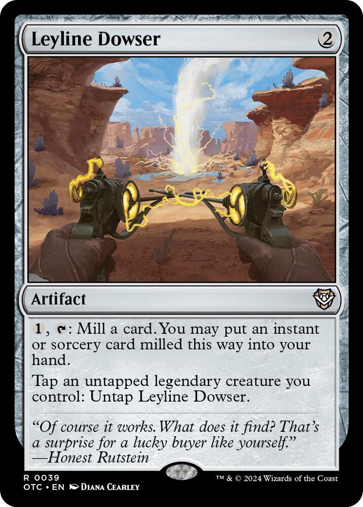 Leyline Dowser-Commander: Outlaws of Thunder Junction-R-Normal