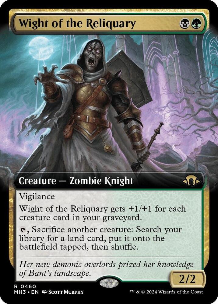 Wight of the Reliquary (Extended Art)-Modern Horizons 3-R-Normal
