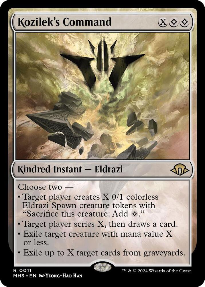 Kozilek's Command-Modern Horizons 3-R-Normal