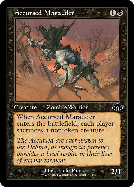 Accursed Marauder (Retro Frame)-Modern Horizons 3-C-Normal