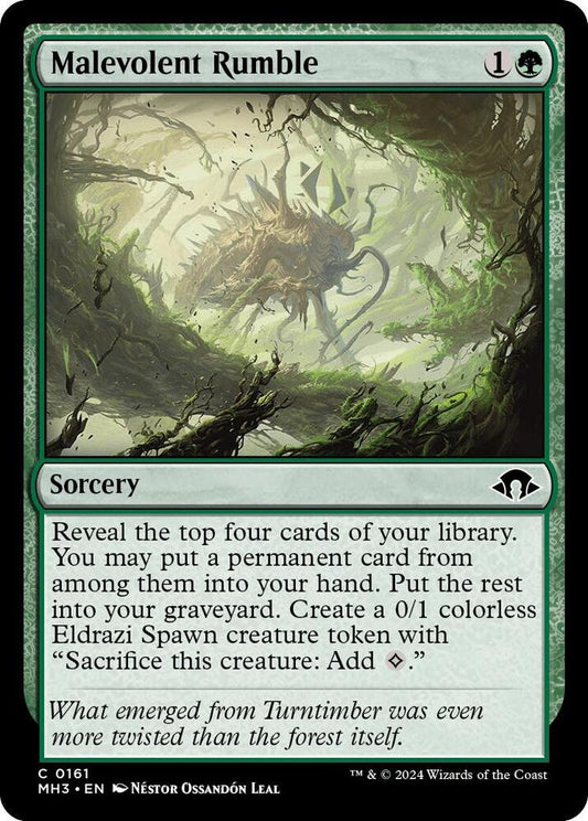 Malevolent Rumble-Modern Horizons 3-C-Foil