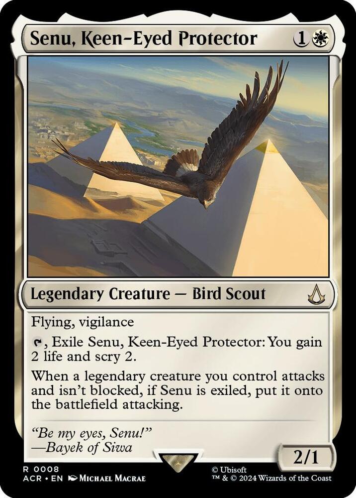 Senu, Keen-Eyed Protector-Universes Beyond: Assassin's Creed-R-Foil