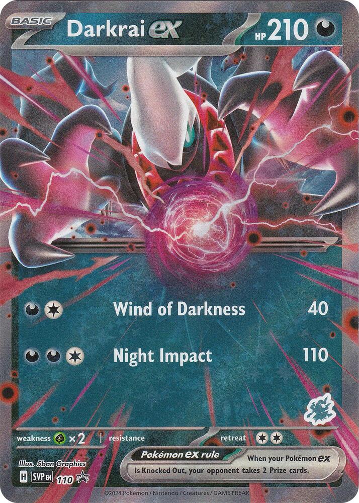 Darkrai ex (Darkrai)-Battle Academy 2024-Holo Rare-Holofoil