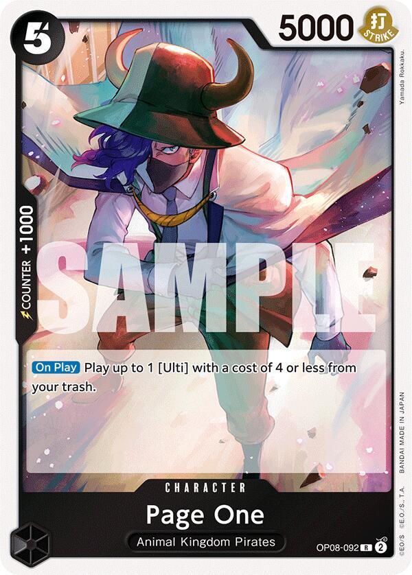 Page One-Two Legends-R-Foil