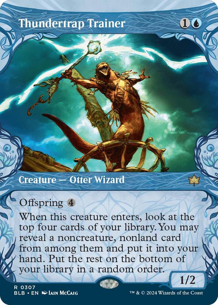 Thundertrap Trainer (Showcase)-Bloomburrow-R-Foil