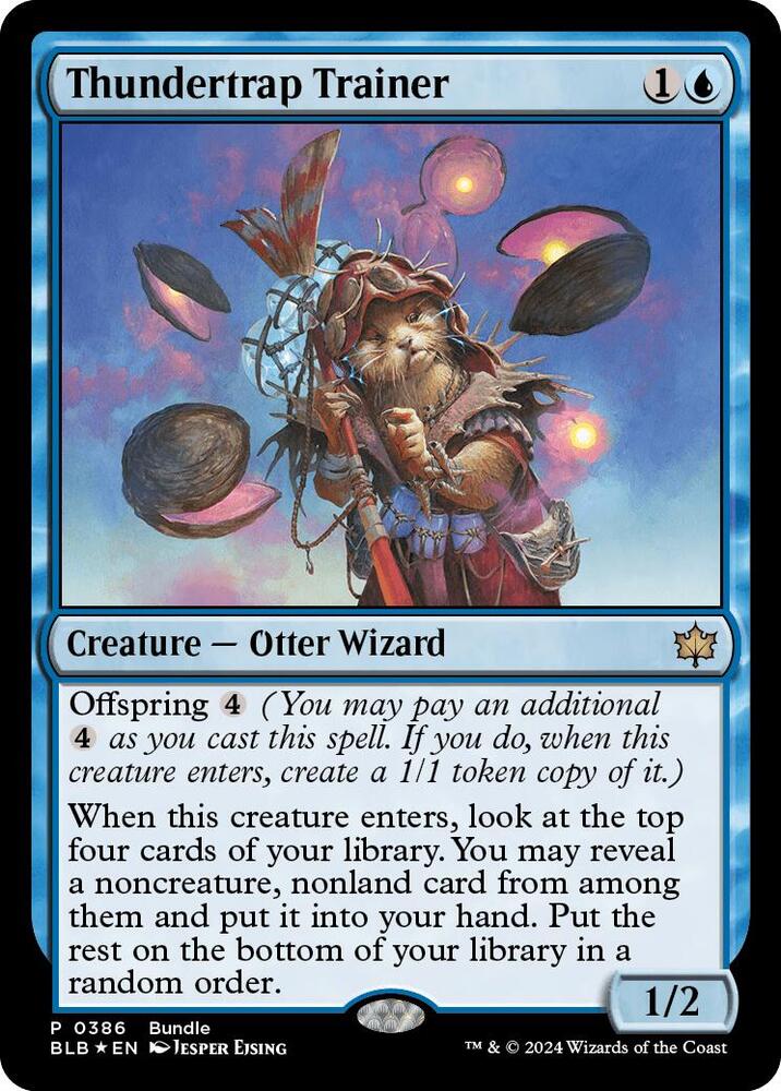 Thundertrap Trainer (BLB Bundle)-Unique and Miscellaneous Promos-P-Foil