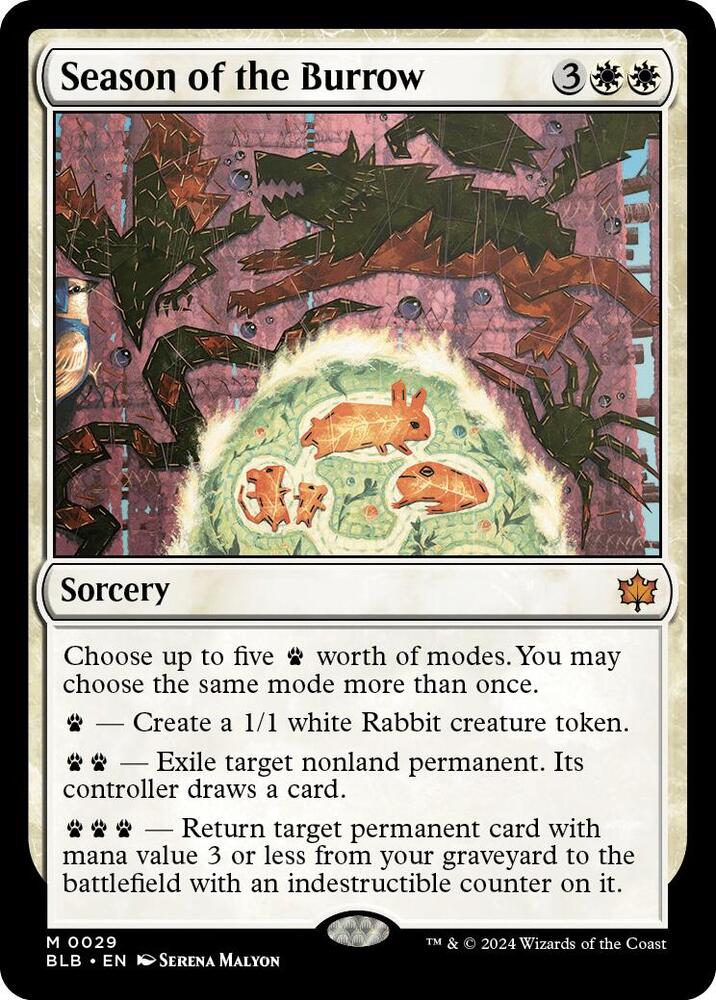 Season of the Burrow-Bloomburrow-M-Normal
