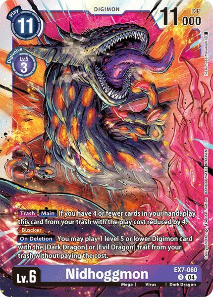 Nidhoggmon-Digimon LIBERATOR-Rare-Foil