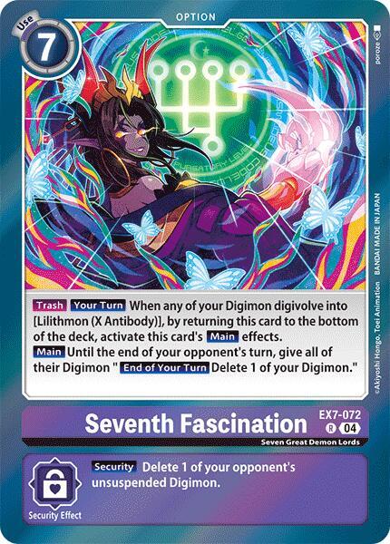 Seventh Fascination-Digimon LIBERATOR-Rare-Foil